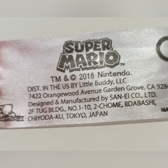 Super Mario 8" Red YOSHI Plush LITTLE BUDDY Nintendo - Picture 3 of 7